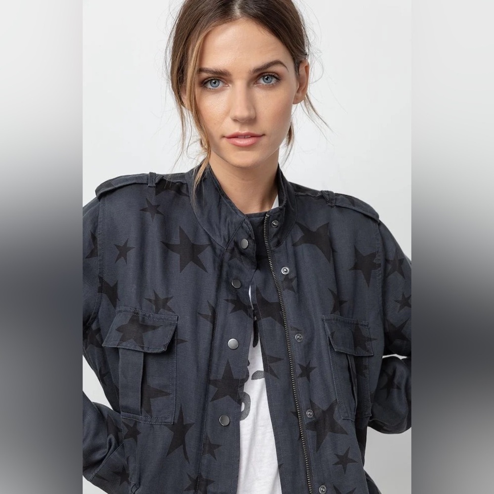 Rails Star Print Utility Jacket light jacket summer fall layer Lightweight - Picture 7 of 7